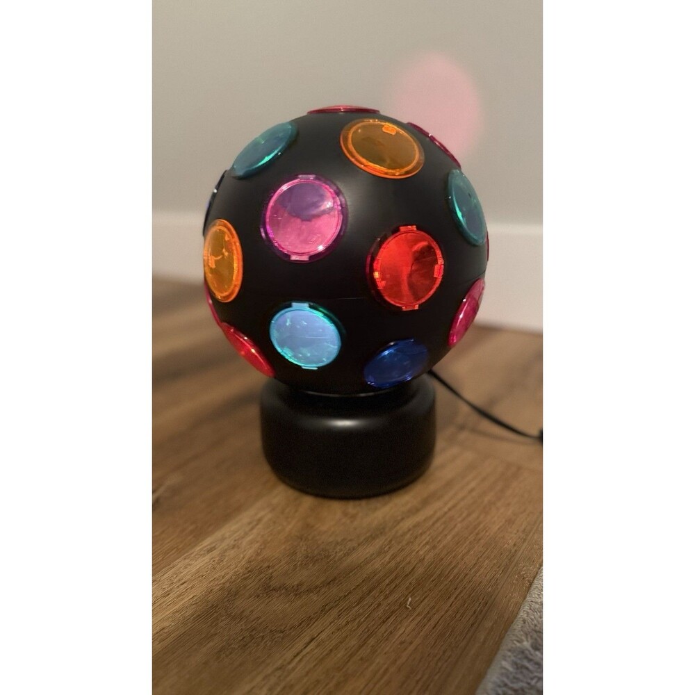 Style Selections 10.6-in Multicolor Disco Ball Party Light Disco Ball Lamp Light